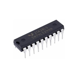 Circuito Integrado Chip IC 74LS244 Buffer de 8 Entradas Bipolar TTL 74244 (2 Piezas)