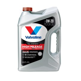 Valvoline™ Full Synthetic High Mileage with MaxLife™ Technology SAE 0W-20 Motor Oil 5 QT, (Model: 852399)