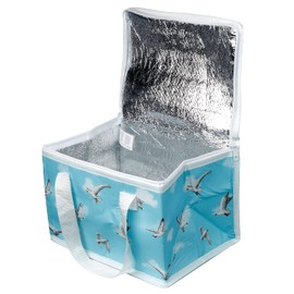 Puckator Picnic Cool Bag with Seagull Buoy Design Made Out of Recycled Plastic Bottles - Insulated Camping Bag - Beach Accessories for Women Men Family - Large Lunch Bags Picnic Box Packed Lunch Bag