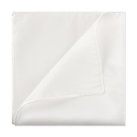 2Pcs Men's Handkerchiefs Selected Soft Solid Hankies Suit White Pocket Squares Towel Premium Gents Hankies for Men Women Christmas Father's Day Gifts