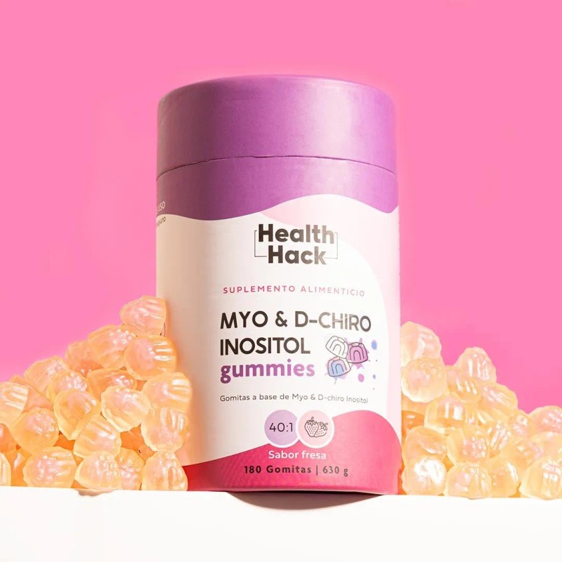 Myo Y D-chiro Inositol 40:1 Gomitas 180 Gummies Para 2