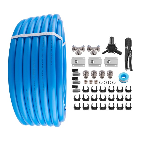 BFO Air Compressor Piping System 100ft Flexible Line Kit with