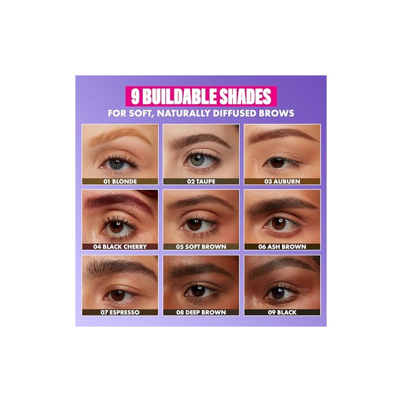 Nyx Professional Makeup, Powder Louder Brow Pencil, Lápiz de Cejas,