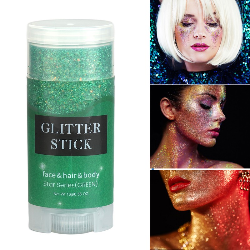 Body Glitter Stick Waterproof Long Lasting Bright Sparkling Face Glitter