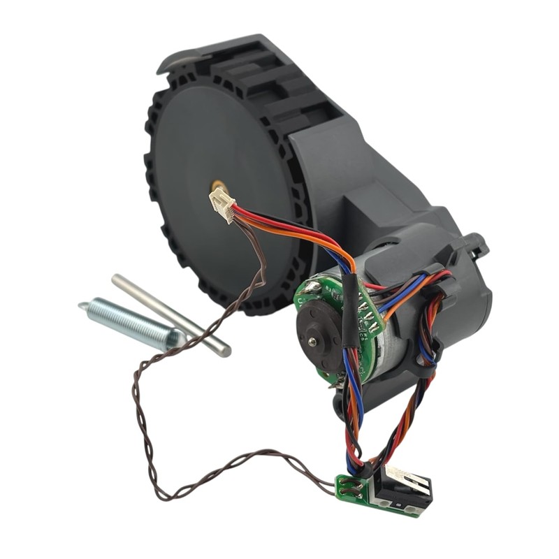 Left Drive Wheel with Preassembled Gearbox Motor, Suspension Spring and