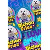 Bichon Frise dog Weekly Daily Planner: Undated weekly planner for