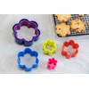 Colourworks Set of Six Plastic Flower Shaped Cookie Cutters