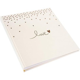 goldbuch Raining Hearts 08015 Peach 30 x 31 60 cm White Wedding
