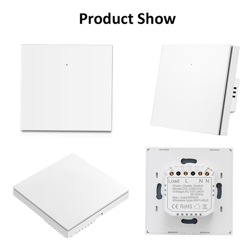 Homekit Water Heater Switch Water Boiler WiFi Mode Light Switch