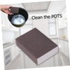 SHINEOFI 4pcs Sponge Emery Papers Block Double Sided Polishing Sanding