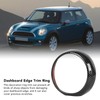 Car Dashboard Cover Edge Trim Decoration Ring Carbon Fibre Style