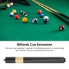 Pool Cue Extension Aluminum Billiards Cue Extension Pool Cue Extension