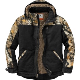 Legendary Whitetails Men's Canvas Cross Trail Workwear Coat, Black, Medium