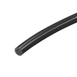 sourcing map Pneumatic Air Hose 4 mm (0.16 Inch) Outer Diameter x 2.5 mm (0.1 Inch) Inner Diameter 2 m (6.56 Feet) PU Polyurethane Air Compressor Hose Tube Black