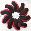 FLTRAD 10Pcs Golf Clubs Iron Head Covers 3-9 A/SW/PW Elastic