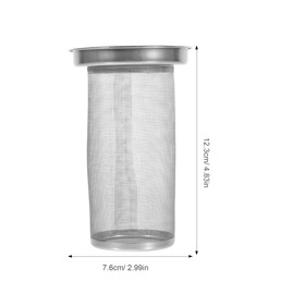 Luxshiny Tea Strainer Stainless Steel Tea Infuser Tea Filter Basket Coffee Infuser Mesh Tea Strainer for Hanging on Teapots Tea Kettles