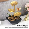 Tabletop Fountain Small Circulating Water Ornaments Indoor Waterfall for Office