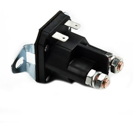 Solenoide de arranque para Countax para cortacésped Westwood 44814801, para fácil instalación, interruptor de repuesto con conector de doble pala para cortacéspedes de tractor
