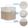 Temary Cube Storage Baskets 4 Pack 13x13 Fabric Cube Storage