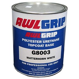 Awlgrip Premium Polyester Urethane Top Coat Quart, Matterhorn White (Lf)