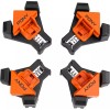 PONY 4Pk Quick-Release Corner Clamp for Woodworking, 90 Degree Right