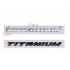 One Pc Titanium Rear Trunk Cars Trucks Rear Liftgate Badge
