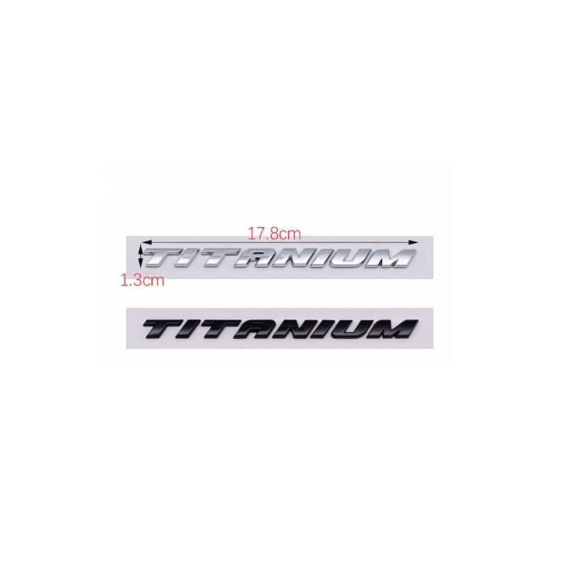 One Pc Titanium Rear Trunk Cars Trucks Rear Liftgate Badge