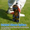 22 Pcs Screw-in Cricket Spikes Replacement, Blue Cricket Shoes Spikes,