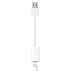 Fidioto USB Male to Lightning Female Audio Adapter Cable Type A to Lightning Dongle Converter Support Volume Control Mic Compatible with MacBook Computer PC Headphone,Earphones, Earbuds, and More