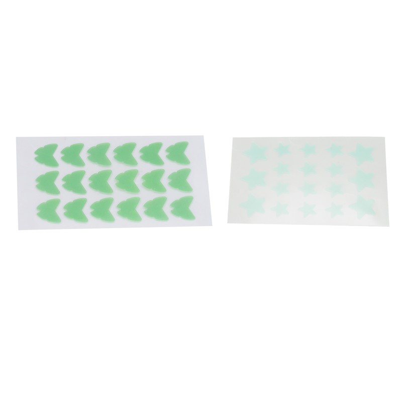 36Pcs Hydrocolloid Pimple Pads Covering Isolating Healing Cartoon Shape Cute