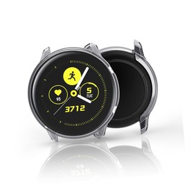 Outanaya TPU Protective Plating Case for Watch Active Transparent Cover Easy to Install for Comfortable Wear