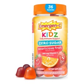 Emergenc Kidz Soporte Inmune Cero Azucar 36 Gomita Hecho Usa Frutas                                                                                   
