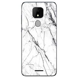 Ranyi for ANS Artia Case with Screen Protector, ANS Artia ACK2326 Case, Marble Design Slim TPU Case with Screen Protector 360 Full Body Shock Absorbing Marble Case for ANS Artia ACK2326 -White