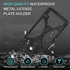 Front License Plate Holder Compatible with Lexus RC 2015-2021 Front Bumper Tow Hook License Plate Mounting Bracket Holder No Drill License Plate Frames Car Accessories Kit