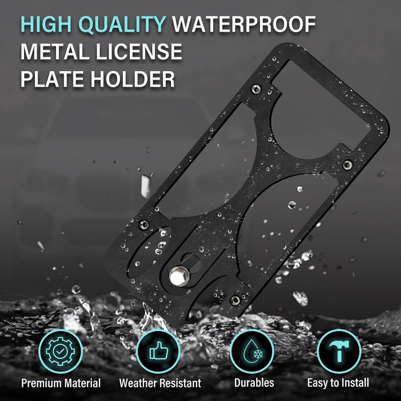 Front License Plate Holder Compatible with Lexus RC 2015-2021 Front