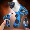 12V Max Brushed Powerful Cordless Impact Screwdriver Drill with Battery