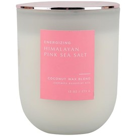Energizing Himalayan Pink Sea Salt Coconut Wax Candle, 13 Ounces