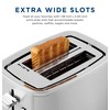 GE 2 Slice Stainless Steel Toaster, Extra Wide Slots for