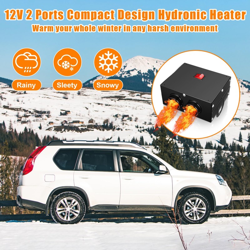 DaisyInner 500w Car Heater 12 Volt Camping Heaters Kit Car