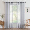 MIULEE 2 Panels Sheer Window Curtains Elegant Window Voile Panels/Drapes/Treatment
