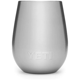 YETI Rambler, Vacuum Insulated Stainless Steel Wine Tumbler with Magslider Lid, Stainless Steel, 10oz (296ml)
