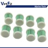 6D8-24563-00-00 Fuel Filter (8pcs) Compatible with Yamaha Outboard 20-115HP