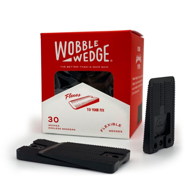 Krowne 29-158 Wobble Wedges®, Soft Black (30 Pieces per Pack)‌‌‍​​‌​‌‌‍​​​‌‌‌‍​​‌‌​​‍​​‌​‌‌‍​​‌‌‌‌​‍​​​‌‌‌‍​​‌‌‌​​‍​​​‌‌​