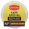 Community Coffee Café Special 72 Count Coffee Pods, Medium-Dark Roast,