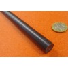 Unbranded Acetal Copolymer POM Round Rod, Black 1/2" Dia x