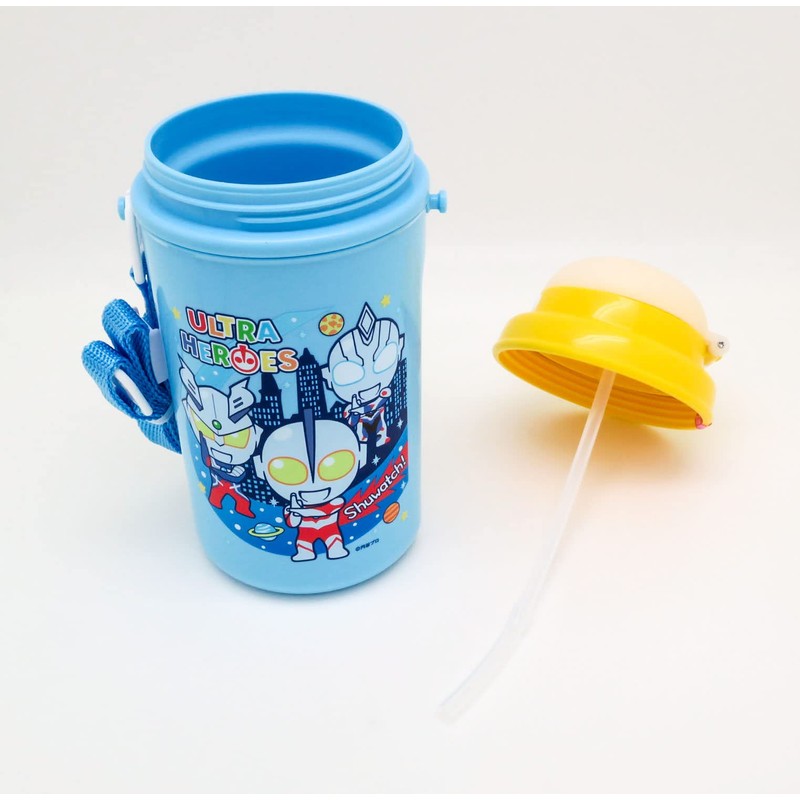 OSK SC-450S Ultra Heroes Water Bottle with Straw, 15.9 fl