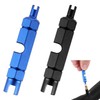 Ji liangli Set of 2 bicycle valve removal tools, aluminium