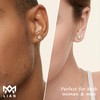 LIAN Moissanite Stud Earrings for Women & Men S925 Sterling