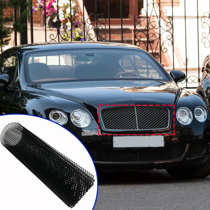 Sylvil Car Grill Mesh, Heavy Duty Aluminum Alloy Grille Insert