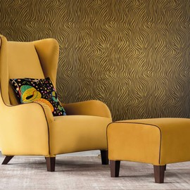 Vinyl Wallpaper yiger Faux Animal Waves Fur Textured Modern Wall coverings Rolls